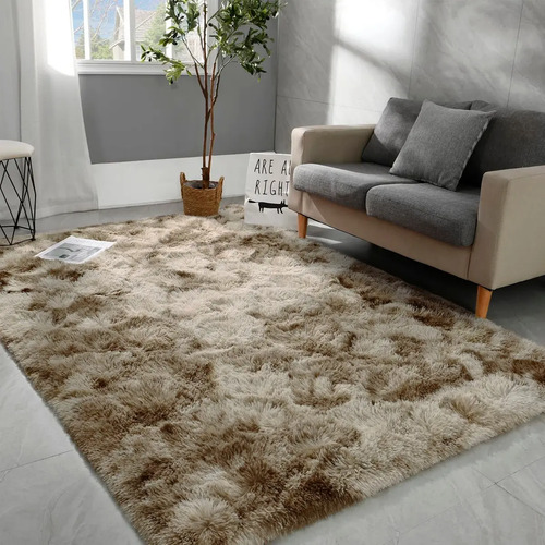 Tapete 2,00x1,50 Peludo Bege Mesclado