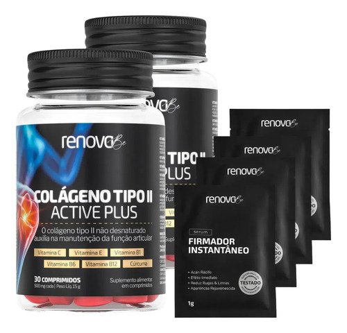 Colageno Tipo 2 Renova Be Comprimidos Sem Sabor