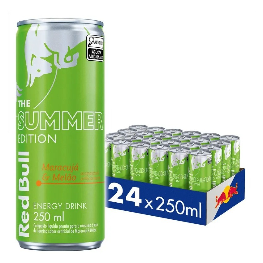 Pack 24 Unidades Energetico Red Bull Edicao Especial 250ml