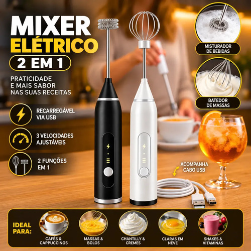 Mini Mixer Misturador para Bebidas