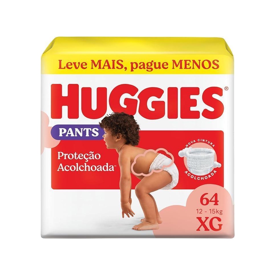 Fralda Huggies Supreme Care Roupinha XG 64 unidades
