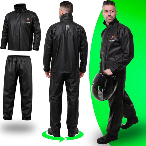 Capa de Chuva para Moto Pioneira Impermeável em PVC