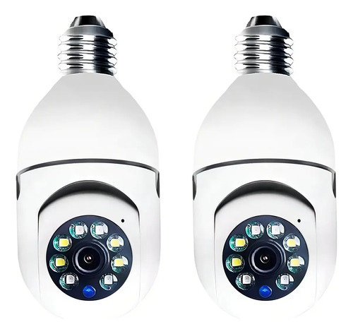 Kit 2 Câmeras de Segurança 360º Jortan Wifi IP HD