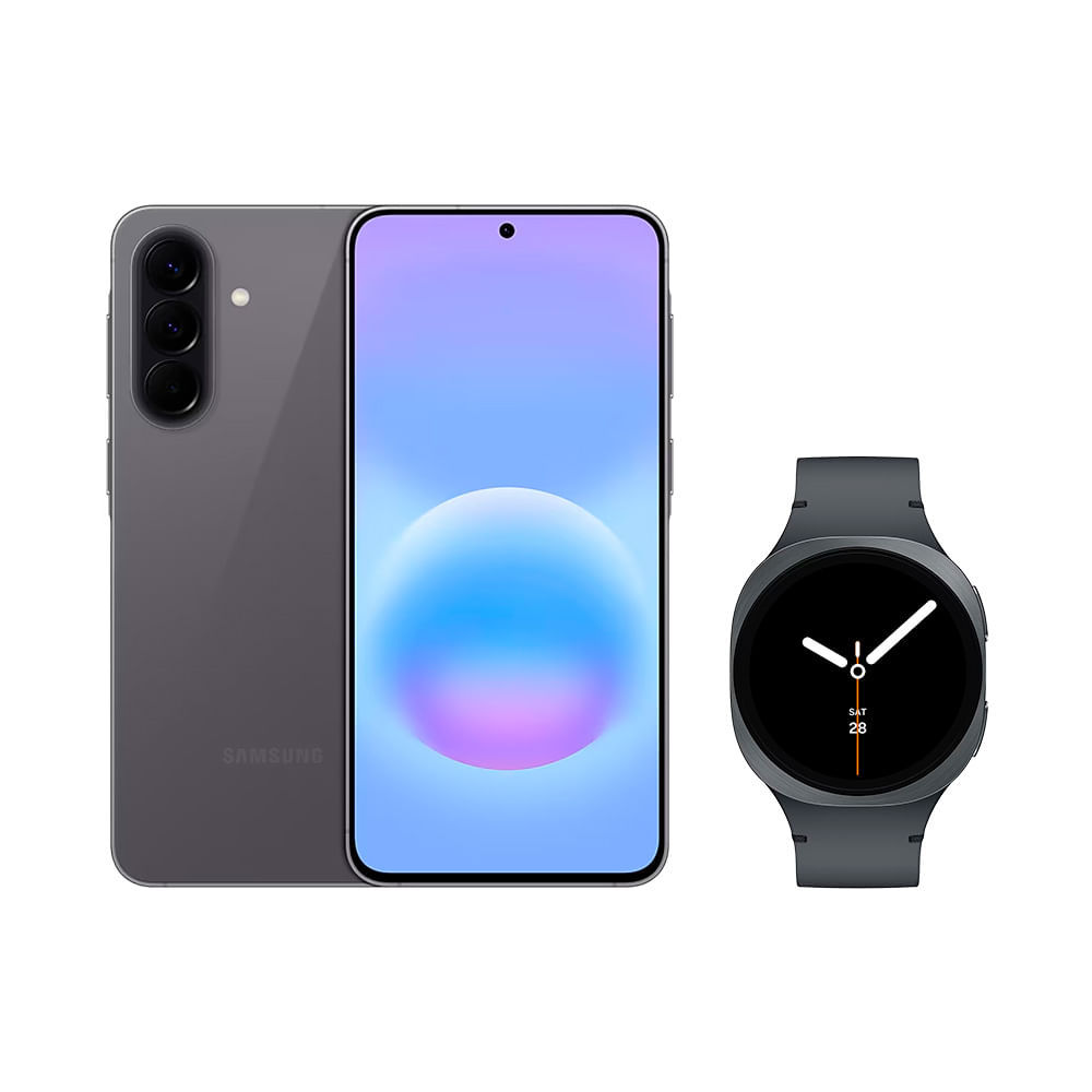 Galaxy A57 5G (128GB) - Cinza + Galaxy Watch8 BT 40mm - Grafite | Shopee Brasil