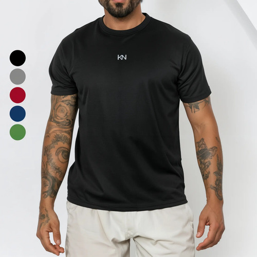 Camiseta Masculina Dry Fit Academia Treino Koenig P ao GG