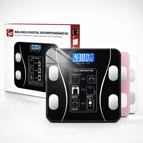 Balança Digital Bioimpedância Bluetooth 180kg