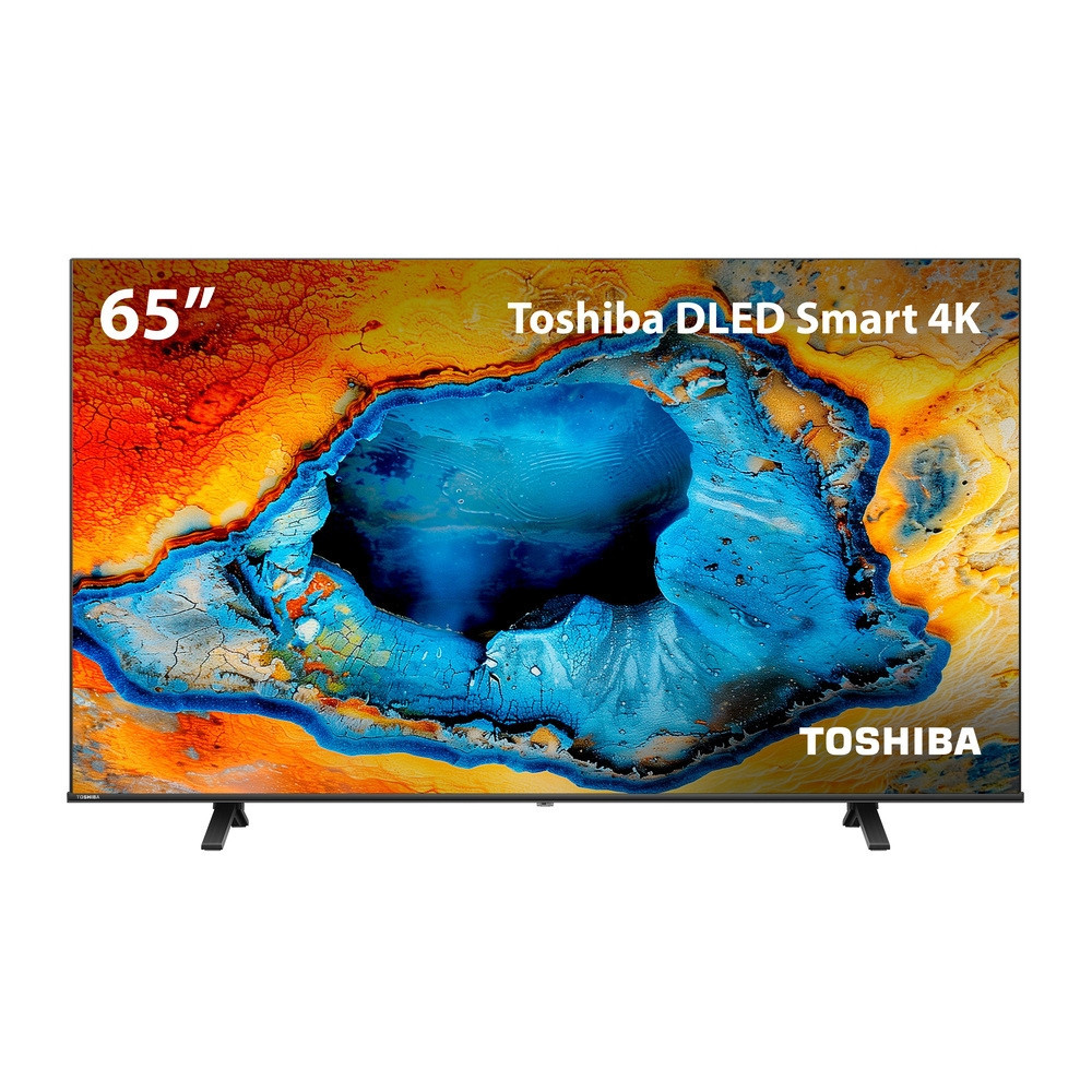 Smart TV DLED 65 4K Toshiba 65C350NS VIDAA 4HDMI 2USB Wi-Fi | Shopee Brasil