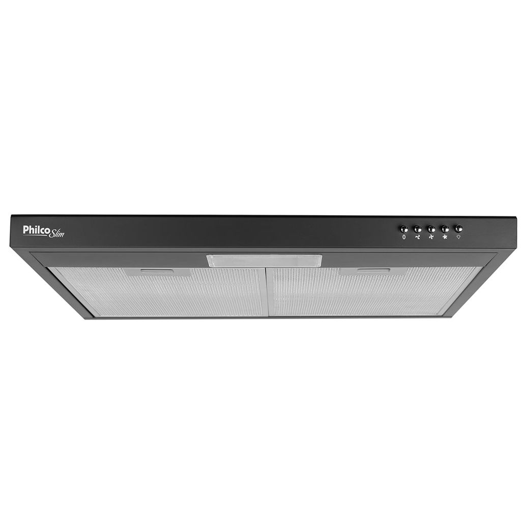 Depurador e Exaustor Philco PDR60P Slim 60cm 3 Velocidades Preto