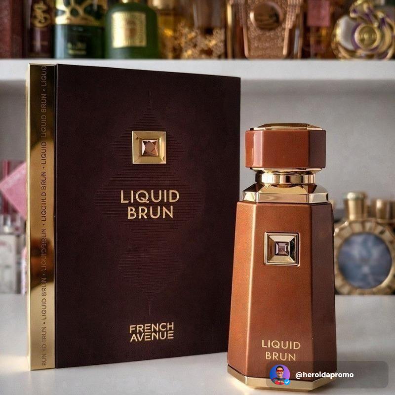 Perfume Árabe Liquid Brun French Avenue Masculino 100ml