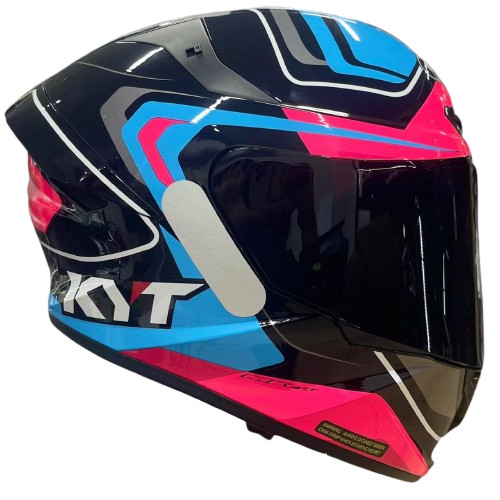 CAPACETE KYT TT COURSE OVERTCH BLACK PINK | Shopee Brasil