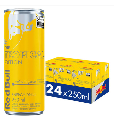 Red Bull Energético Tropical 250ml 24 Latas