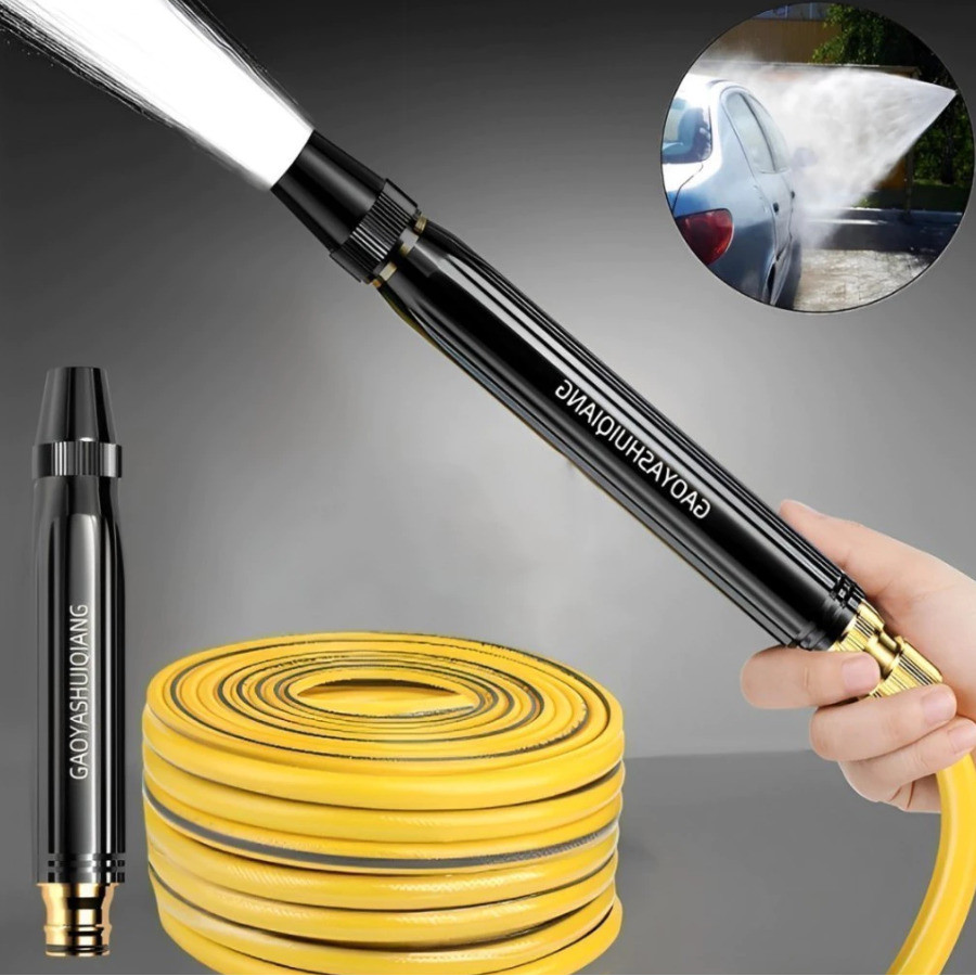 Kit 3 em1 Bico Esguicho De Alta Pressão Para Torneira Mangueira Lavagem De Carros Moto Rega Jardim | Shopee Brasil