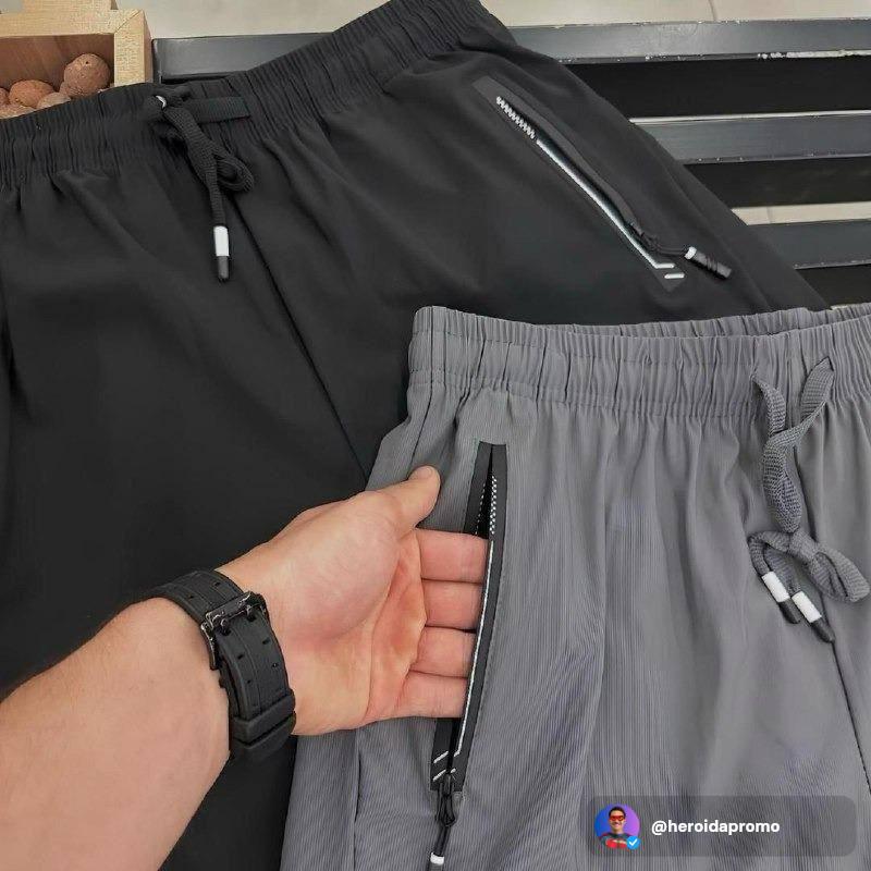 Short Masculino 2 Bolsos Zíper Secagem Rápida P ao G1