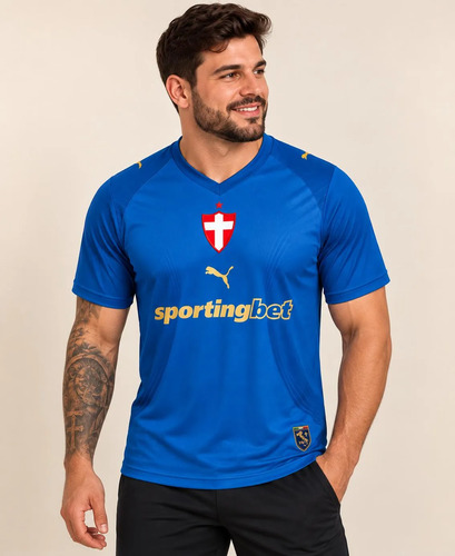 Camisa Torcedor Puma Azul Tamanho G