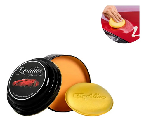 Cera Carnaúba Premium Cadillac Cleaner Wax 150g Pasta