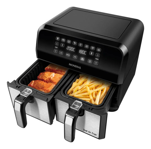 Air Fryer Dual Cesto 8L Mondial 2200W 220V