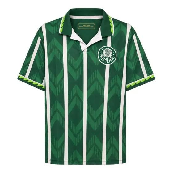 Camiseta Palmeiras Retrô 1996 Verde e Branca