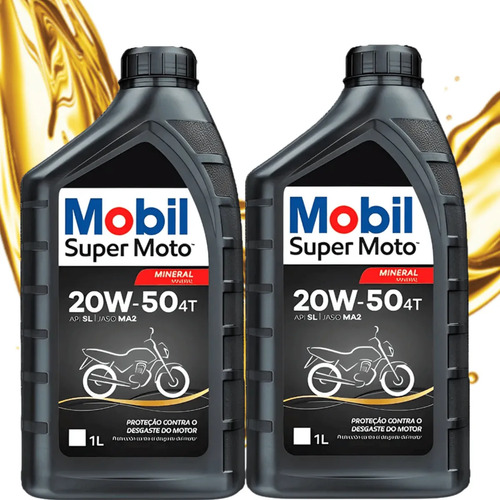 Óleo Lubrificante Mobil 20W50 4T