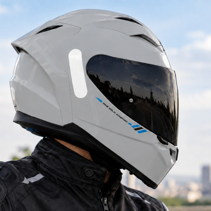 Capacete Axxis Monocromado Cinza