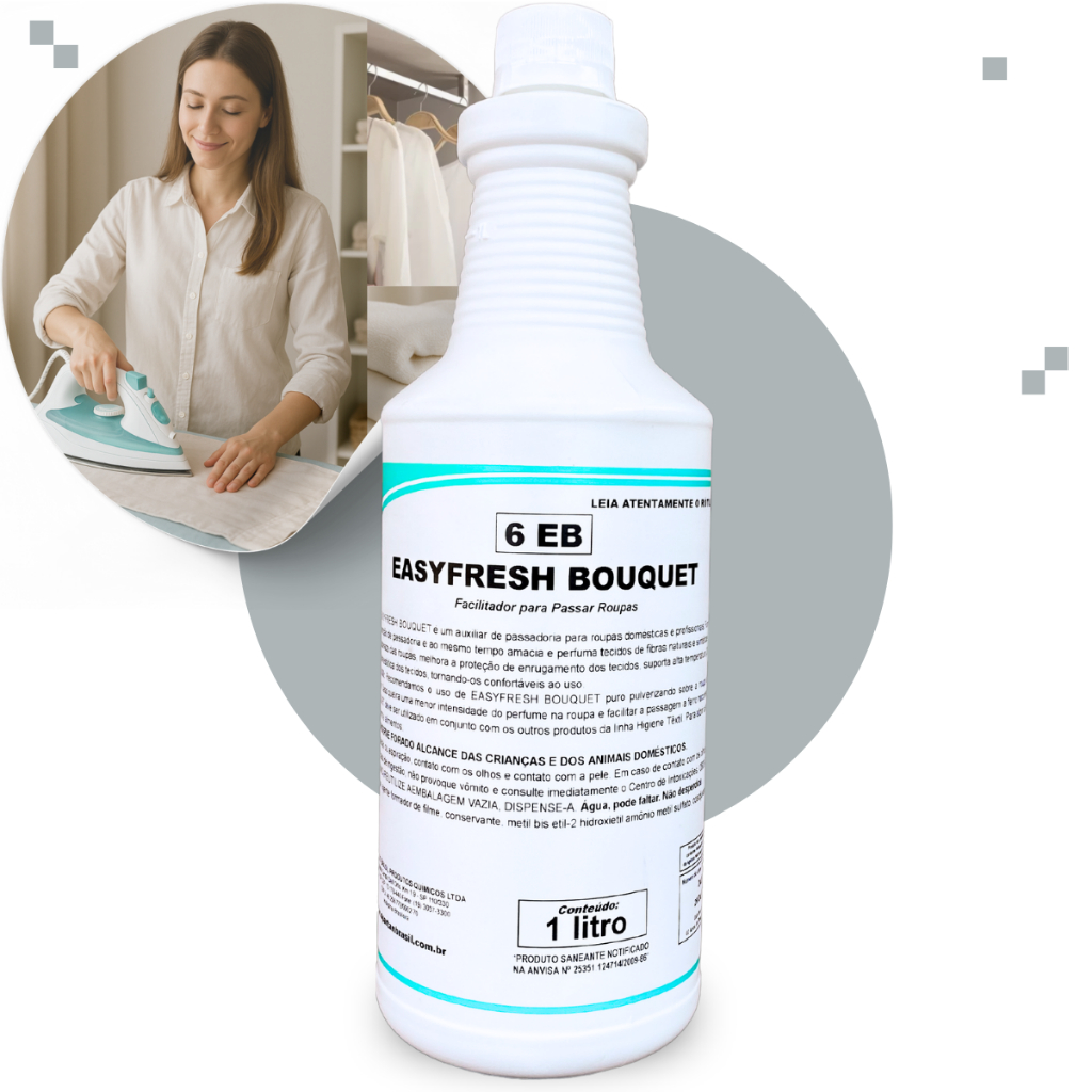 Facilitador Finalizador Passar Roupas Easyfresh Bouquet 1L Spartan