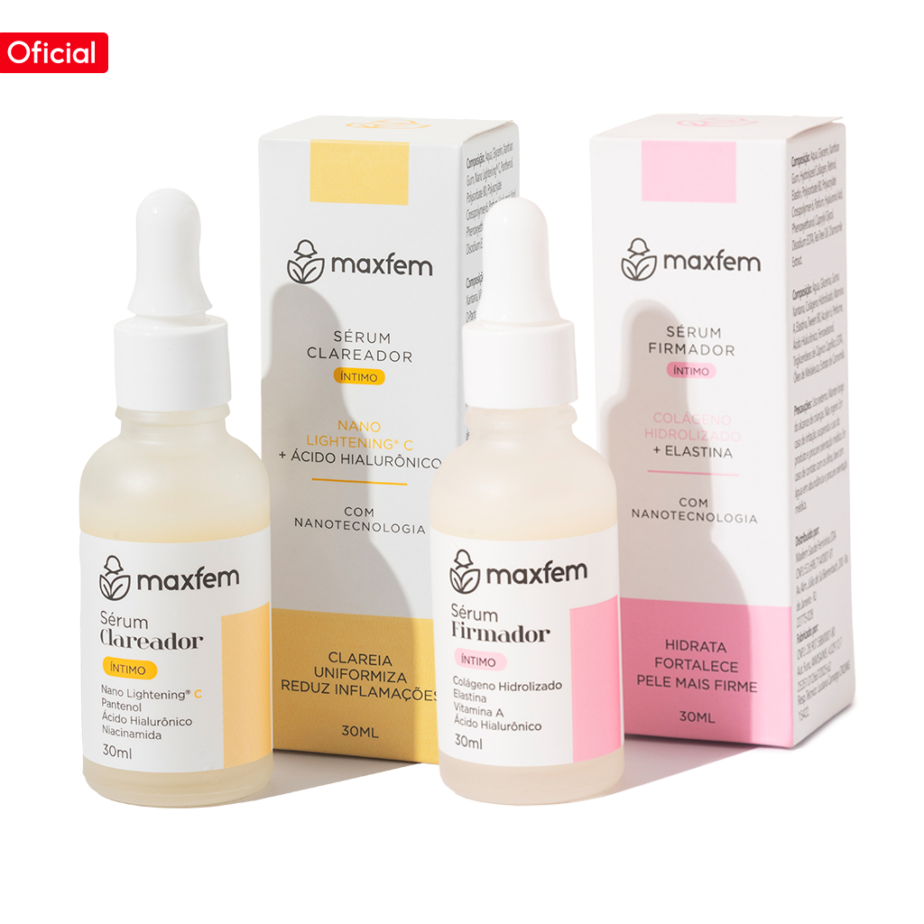 Kit Sérum Maxfem Sérum Firmador e Clareador