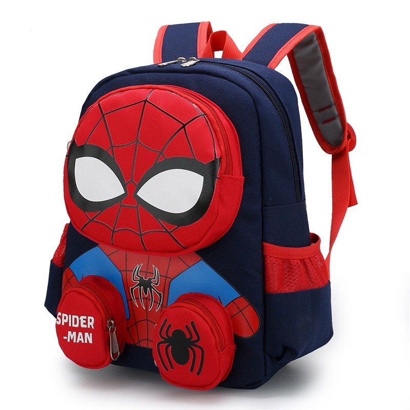 Personagem De Super-Herói Do Homem-Aranha Da Marvel 1-8 Anos Mochila/Bolsa Escolar Infantil De Grande Capacidade | Shopee Brasil