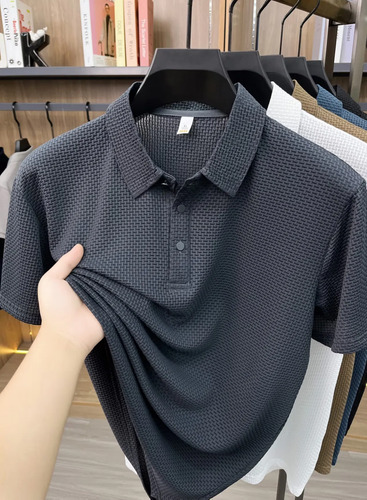 Camisa Polo Texturizada Masculina Old Money Casual Premium