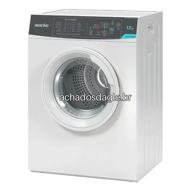 Secadora de Roupas 12kg Wanke Comfort 12 Programas Branca 220v