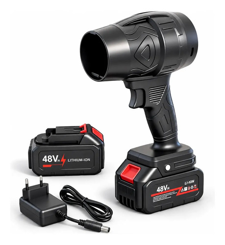 Soprador Turbo Portátil 48V 1050W com 2 Baterias OUHAI