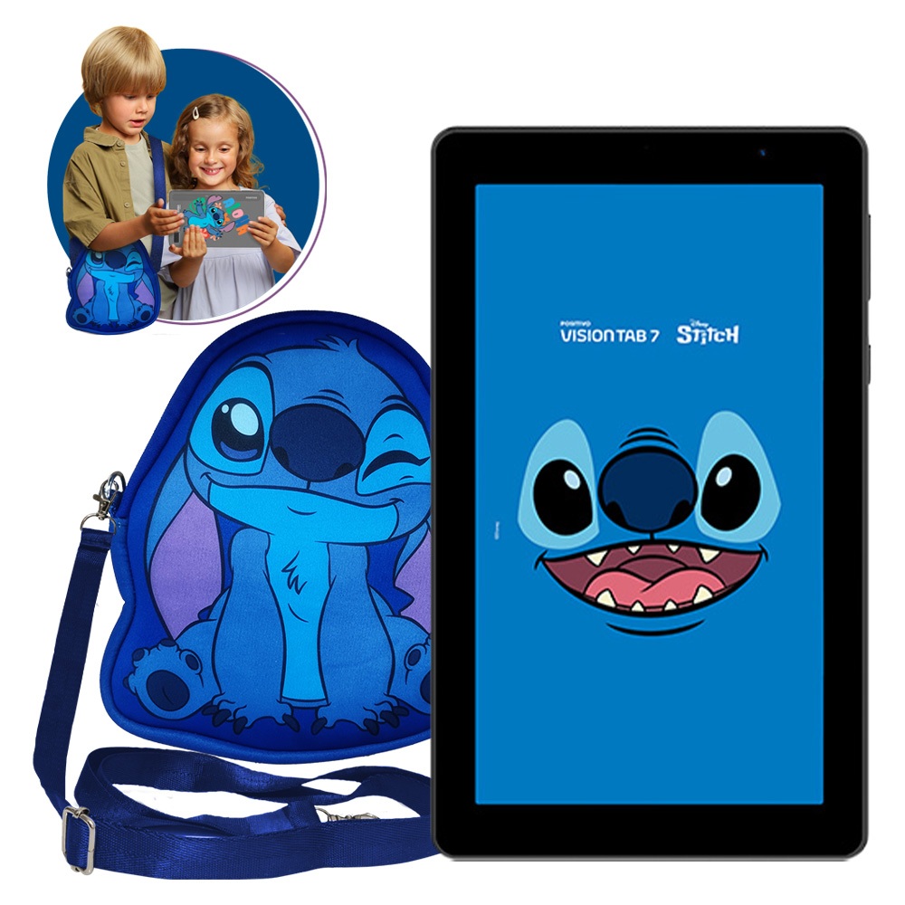 Tablet Vision TAB 7 Stitch + Capa e Bolsa 3GB RAM 64GB Positivo