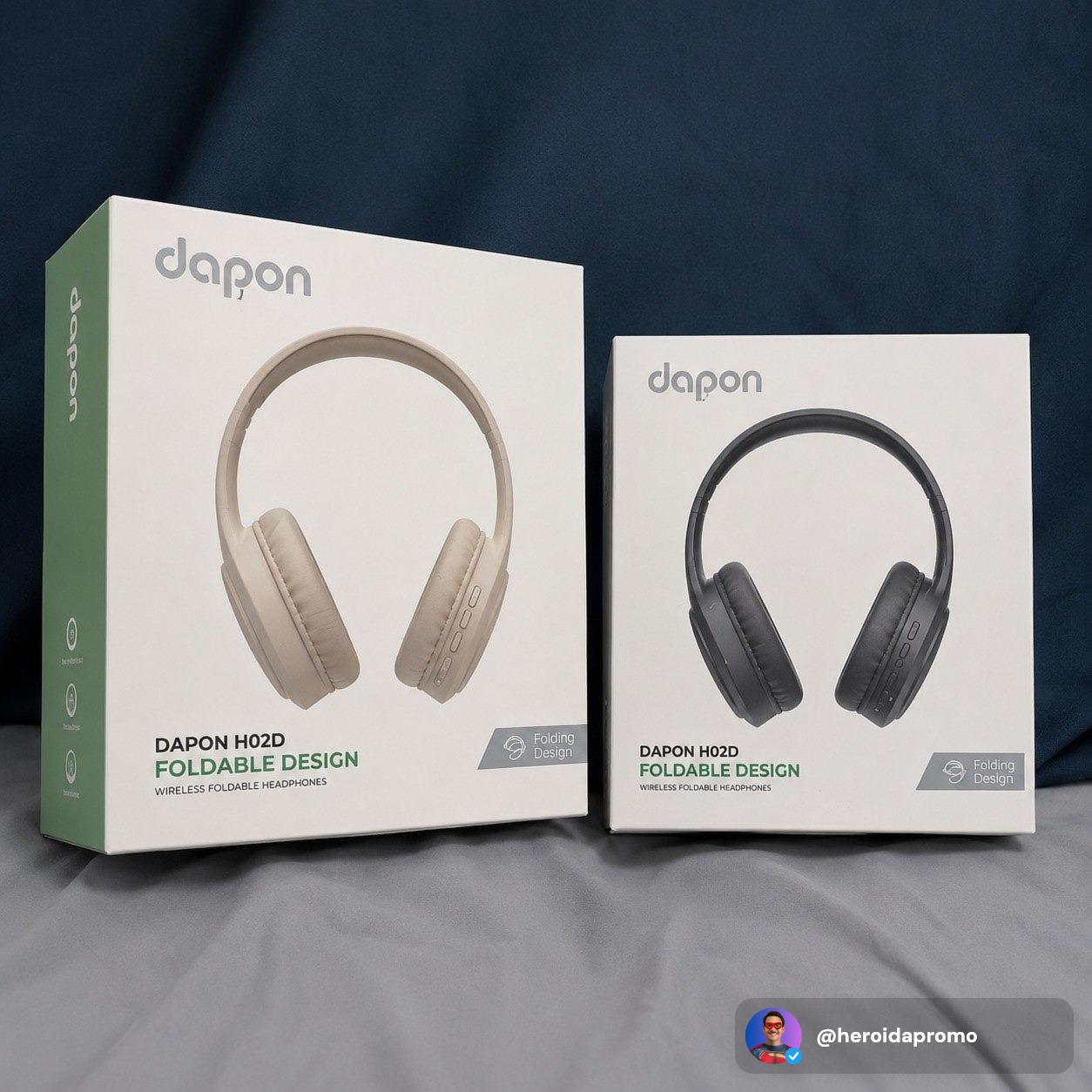 Fone de Ouvido Headphone Dapon H02d Over-ear 22 Horas de Bateria