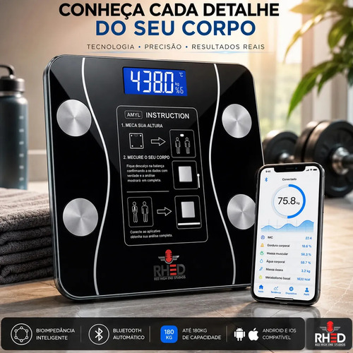 Balança Digital de Bioimpedância