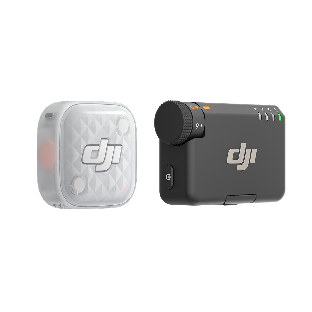 Microfone DJI Mic Mini 2S 1 Transmissor e 1 Receptor BR