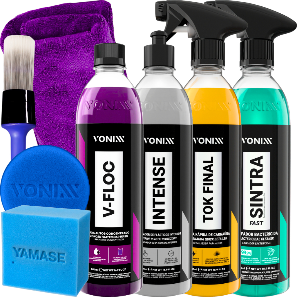 Kit Shampoo V-Floc, Cera Tok Final e Sintra Fast Vonixx