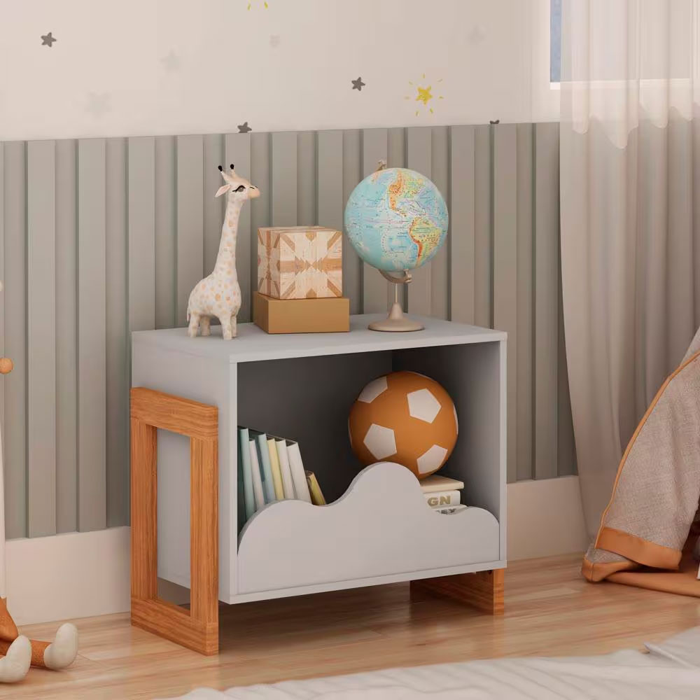 Mesa de Cabeceira Multiuso Infantil Nuvem 65,3cm Fendi Genialflex