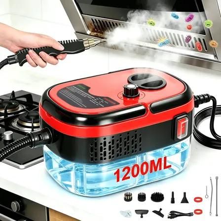 Limpador a Vapor Portátil 1,2L 2500W