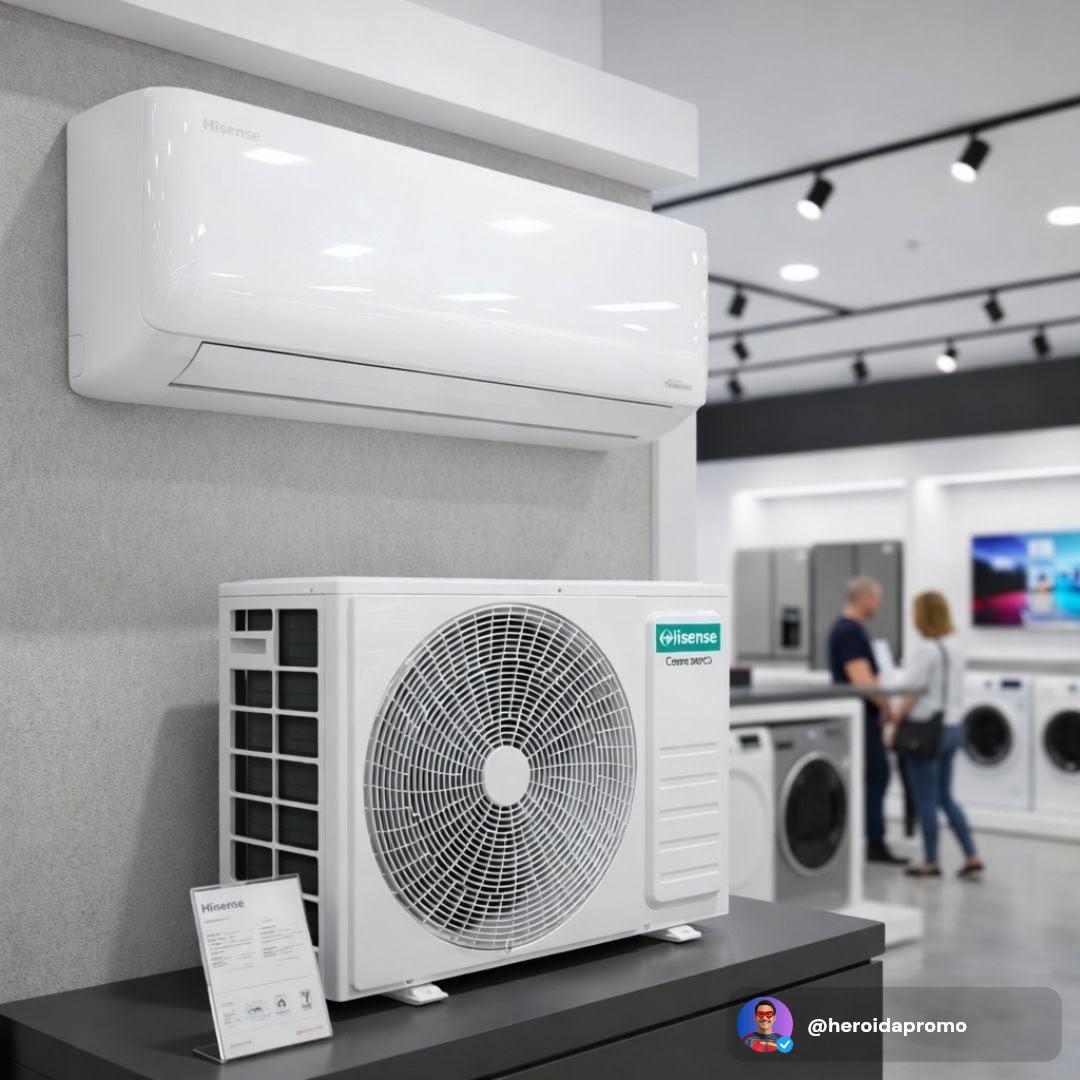 Ar Condicionado Inverter 12000 Btus Hisense Frio 220v Branco 220v