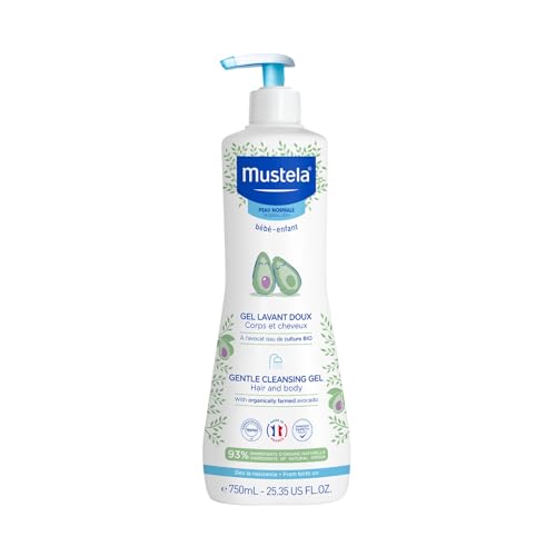 Gel Lavante Suave Mustela Bebê com Abacate Orgânico 750ml