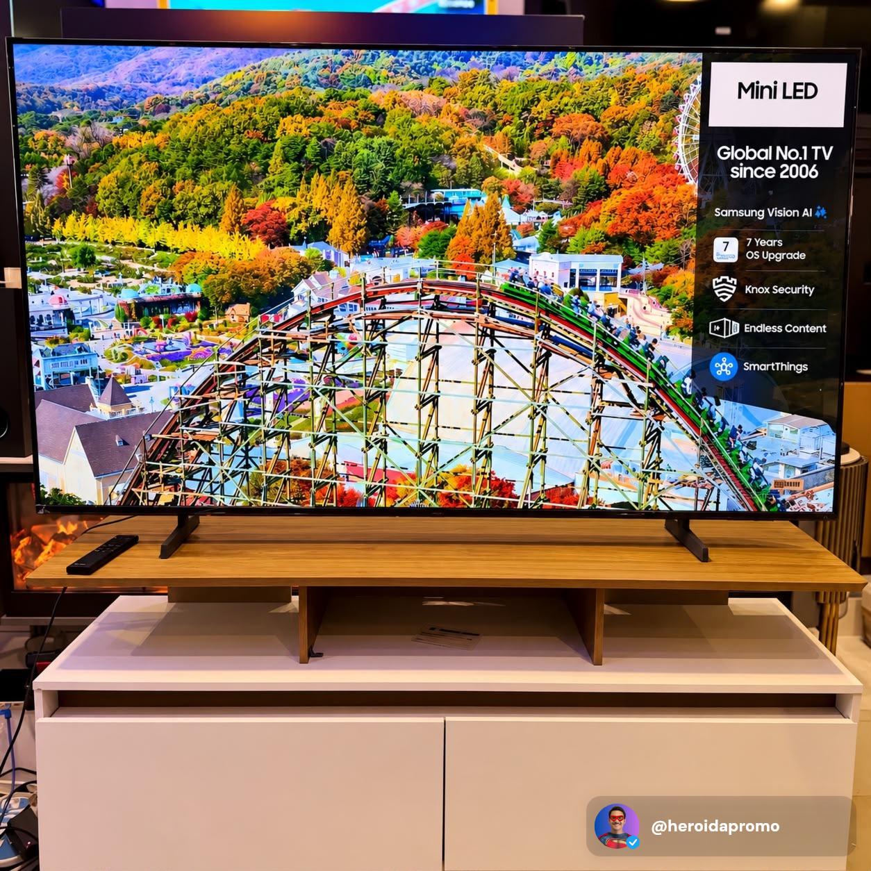 Smart TV 55 Polegadas Samsung Mini LED 4K M75H