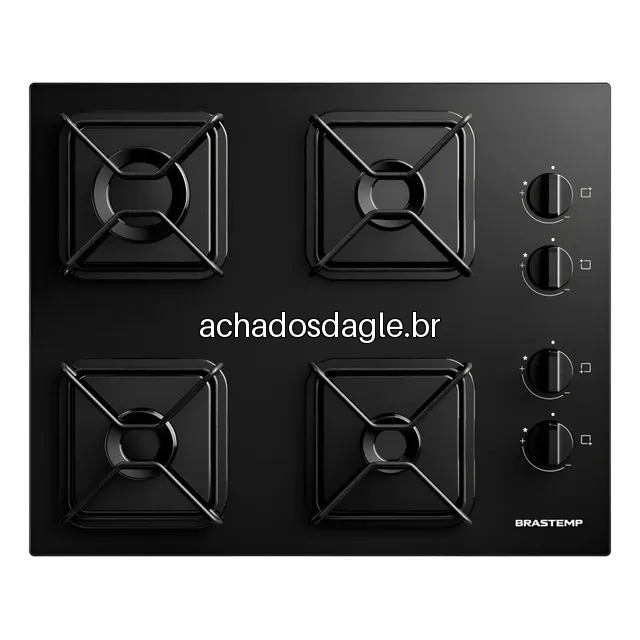 Cooktop Brastemp a Gás 4 Bocas com Grades de Ferro BDD61BE