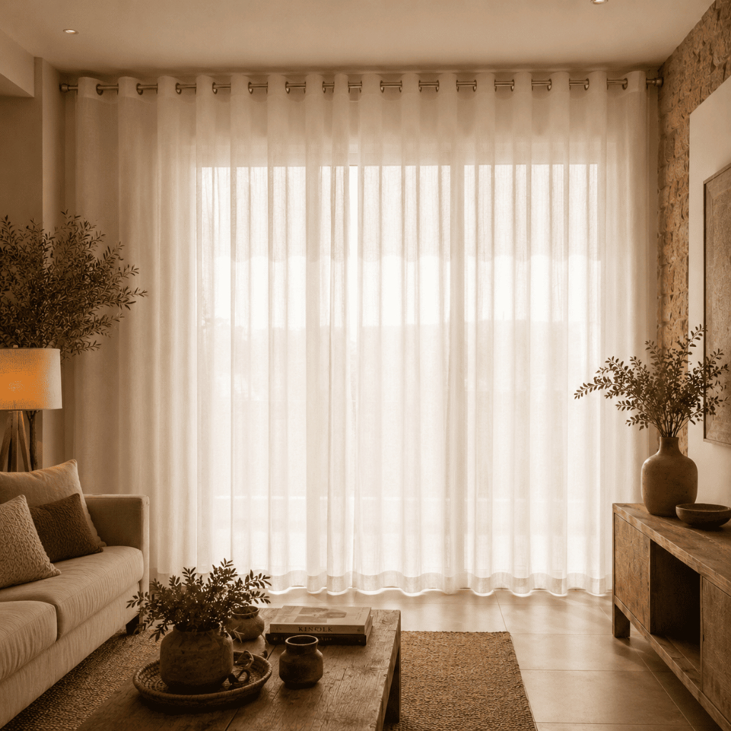 Cortina Voil Linho Flame de Gaze S/Forro 6 metros de largura(ALTURA NO ANUNCIO) SALA E QUARTO | Shopee Brasil