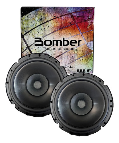 Alto-Falante Bomber BBR6 6" 100 RMS