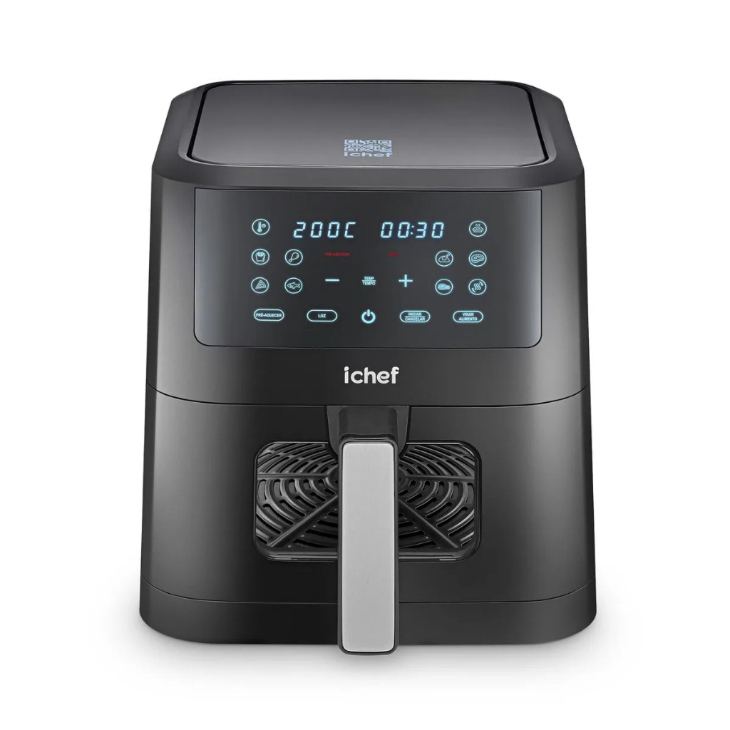 Fritadeira Elétrica Airfryer Ichef Polishop Smart Vision 6L | Shopee Brasil