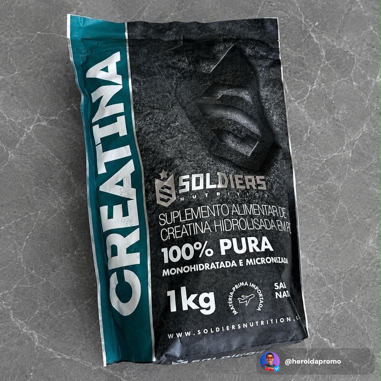 Creatina Soldiers Nutrition 1.2kg 2 Unidades