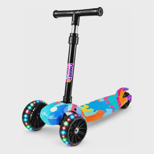 Patinete Infantil Scooter Dobrável Bv0011 com LED