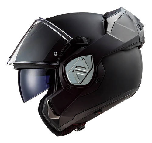 Capacete de Moto LS2 FF906 Advant Articulado 180 Graus Preto Fosco Monocolor