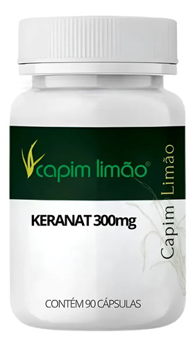Keranat 300mg 90 Capsulas para Fortalecimento Capilar