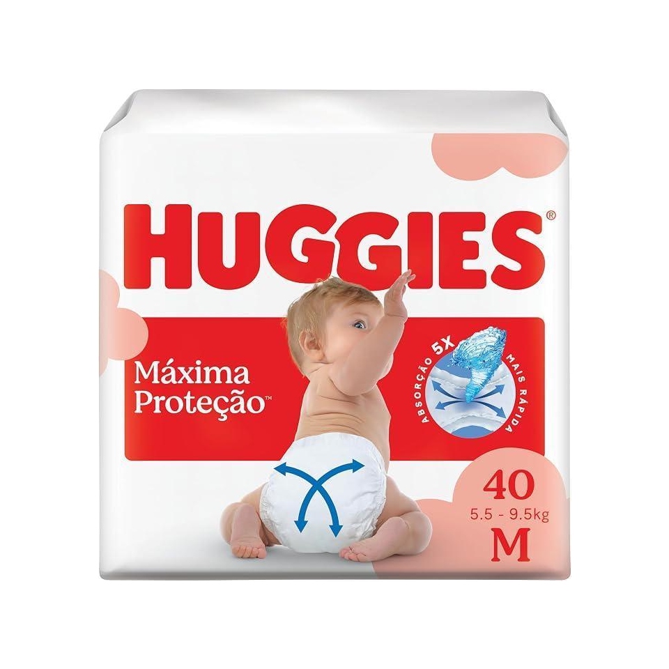 Fraldas Huggies Supreme Care M 40