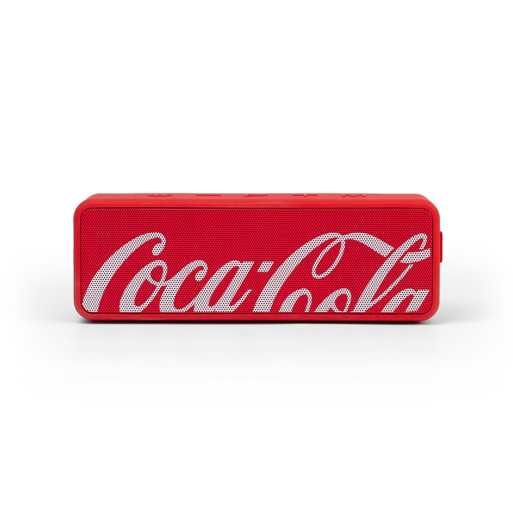 Caixa de Som Sound Box Coca-Cola com Baixos Acentuados e Resistente à Água - Vermelha