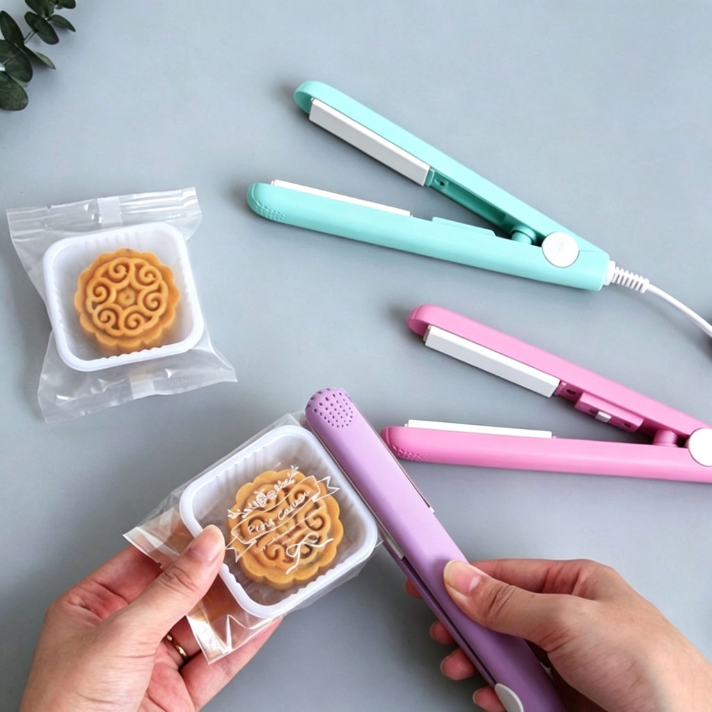 Mini Seladora Portátil de Embalagem Plástica